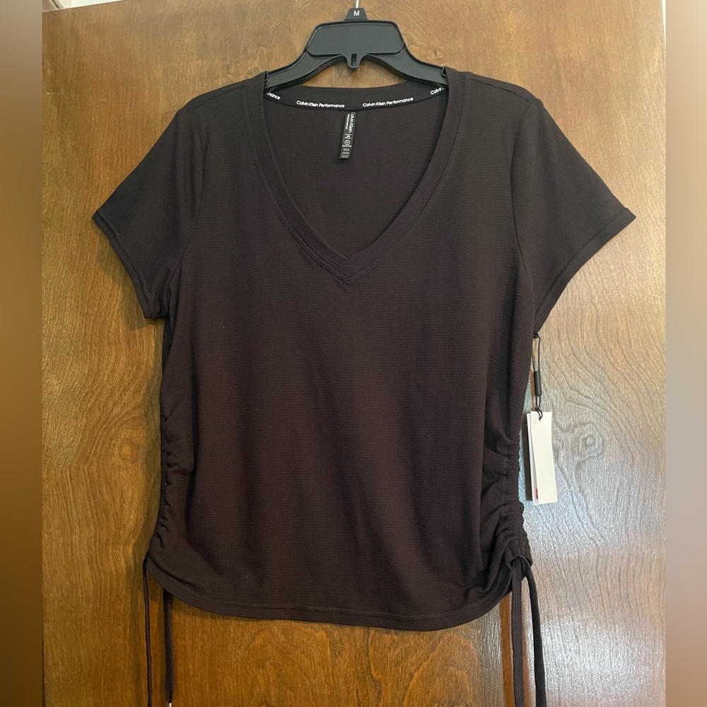 Calvin Klein Performance Rutched Side Top